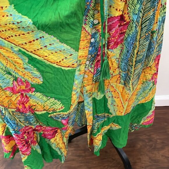 Cynthia Rowley Womens Two Piece Skirt and Top Flower Print Summer Outfit Sz L - Picture 4 of 14